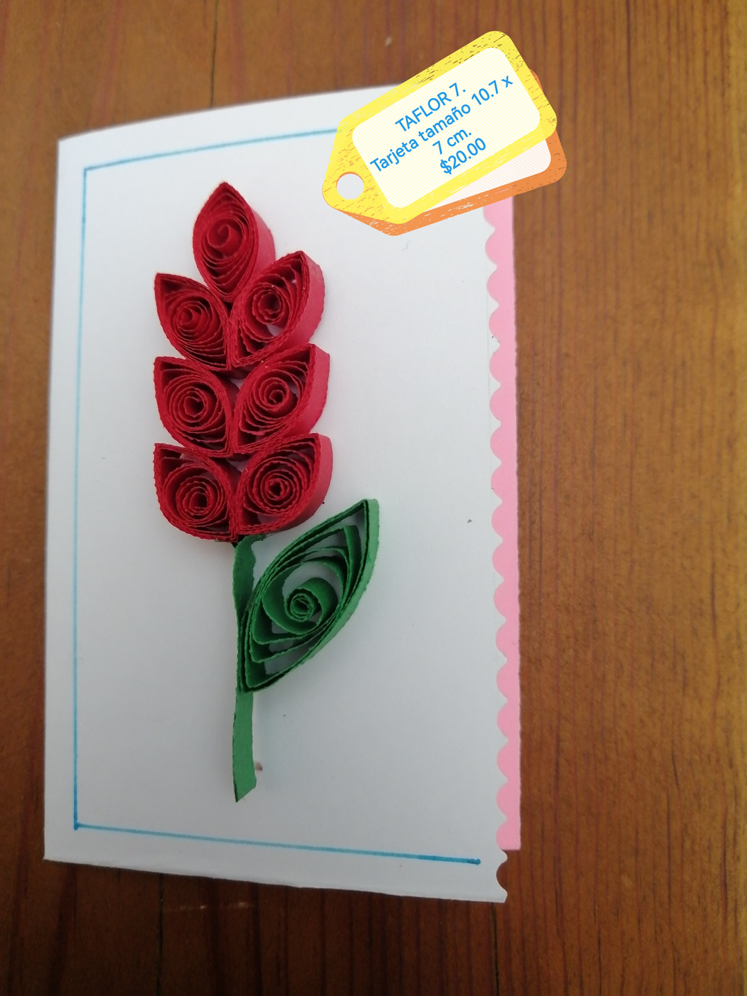 Tarjeta de flores